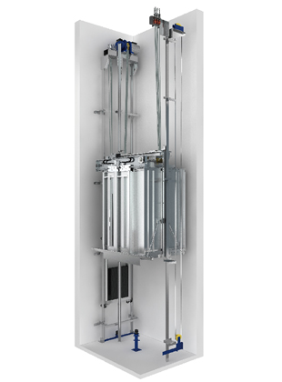 龍門架結構家用電梯