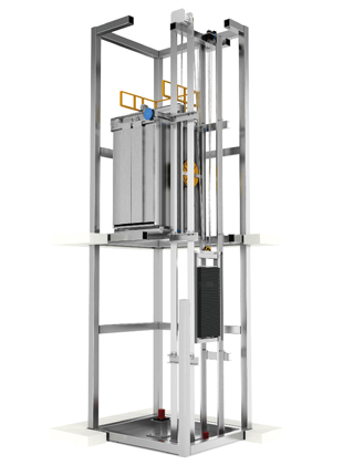 背包架結構家用電梯
